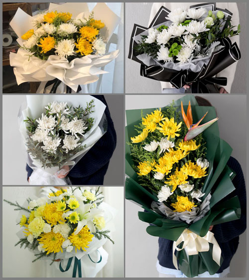 江苏泰州姜堰区华港镇葛舍村白事花束代送